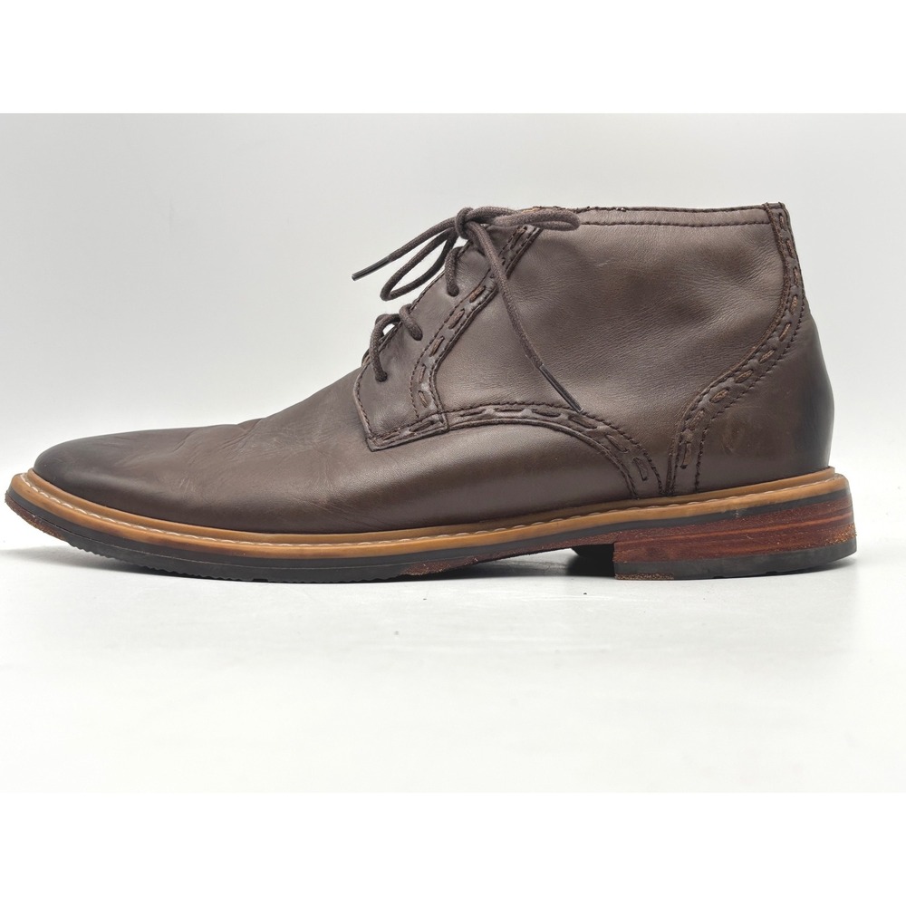 Rockport Mens Brown Leather Chukka Boots A12491 Adiprene by Adidas Size 9.5 M - Picture 14 of 15